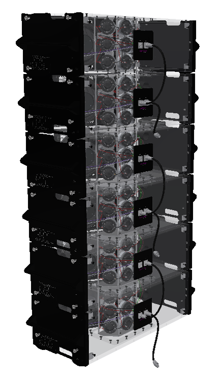 Supercluster line-array or cluster setup possible